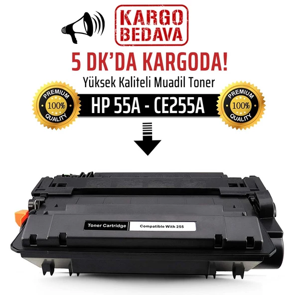 HP LaserJet P3015 CE255A Muadil Toner /NP/P3011