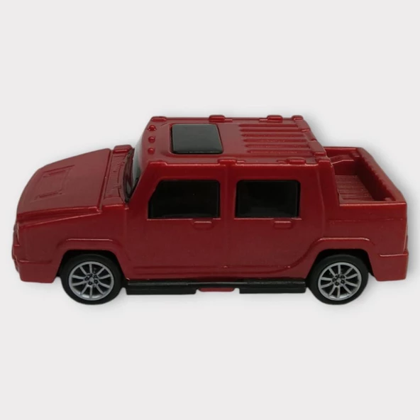 Çek Bırak Arabalar 10 Cm - Kırmızı Jeep - Resim 2