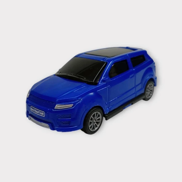 Çek Bırak Arabalar 10 Cm - Mavi Hatchback
