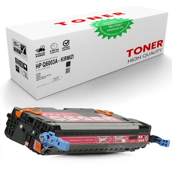 HP 124A | Q6003A Kırmızı Muadil Toner /WB/124A/1600/2600/2600TN/2605/CM