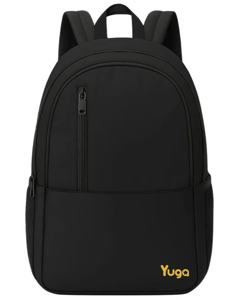 Yuga Dört Gözlü Sırt Çantası Siyah ürün görseli