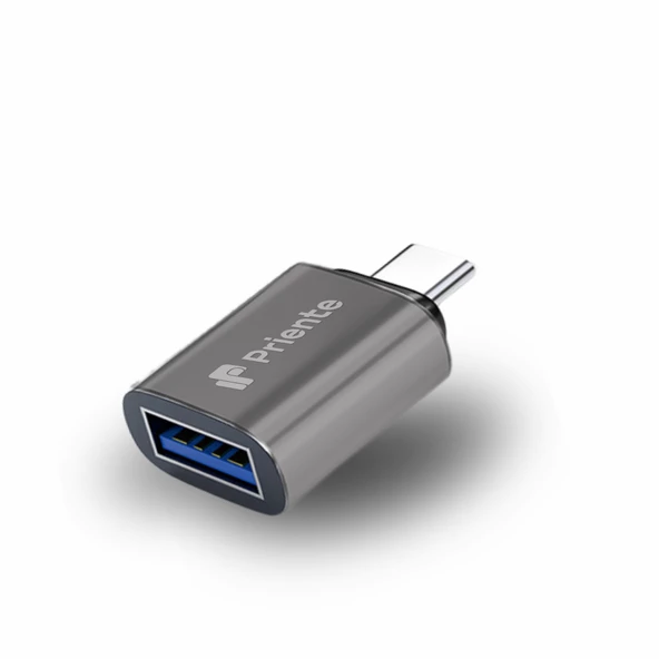 CCA01 Type-C To USB 3.1 Dönüştürücü Metal Adaptör Mini OTG (Priente Türkiye Garantili)