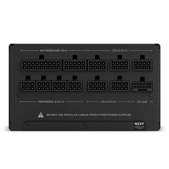 NZXT 1000W C1000 80+ Gold Tam Modüler ATX 3.1 Güç Kaynagi - 4