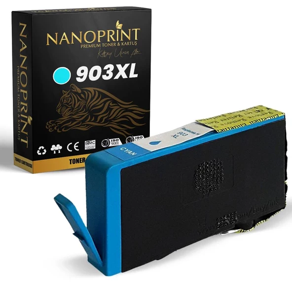 HP 903XL Mavi Muadil Kartuş /T6M03AE/Officejet Pro 6950/6960/6970