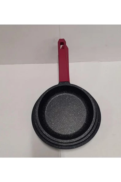 Gülsan Elit Döküm Tava Set 18-20-22 Cm - 2