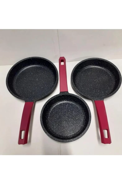 Gülsan Elit Döküm Tava Set 18-20-22 Cm - 3