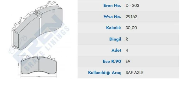 SAF DINGIL E.M DISK BALATA 29162