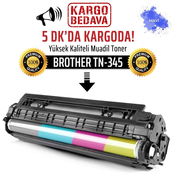 Brother TN-315/TN-325/TN-345 Mavi Muadil Toner /NP/HL-4140/4150/