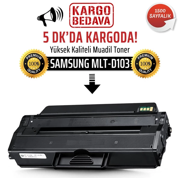 Samsung MLT-D103L Muadil Toner /NP/ML-2950/ML-2950ND/ML-2951D/ML