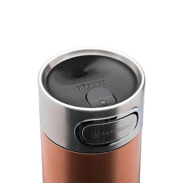Contigo Luxe Autoseal Termos Bardak 360ML - Kahverengi - 6