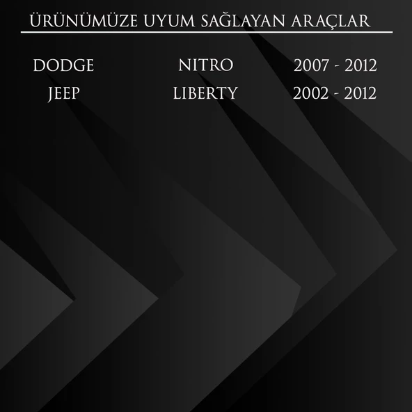 Dodge Nitro, Jeep Liberty Cam Düğme Kapağı 2'li - 2