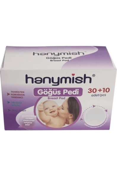 HANYMİSH 1021 Gögüs Pedi 30+10