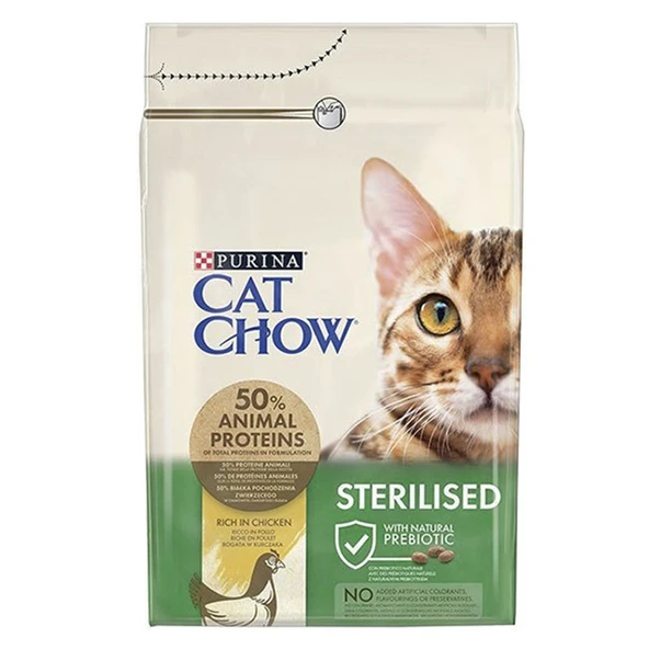 Cat Chow Kısırlaştırılmış Tavuklu Kedi Maması 3 Kg. ürün görseli 1