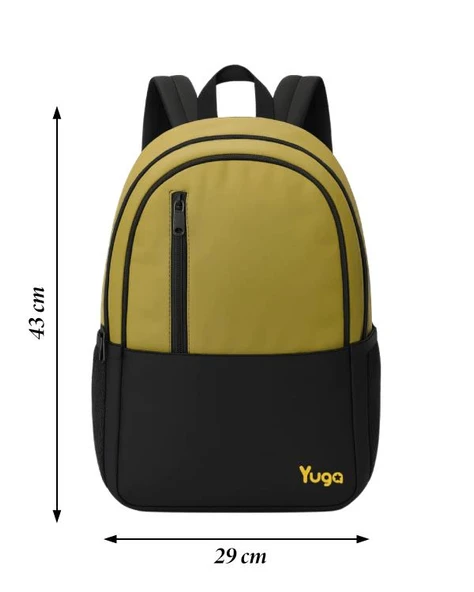 Yuga Dört Gözlü Sırt Çantası Yağ Yeşili - Resim 6