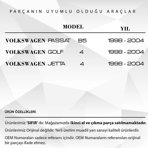 VW  Passat,Golf ,Jetta için Sol Ön Cam Açma Düğme Çerçevesi - GRİ - 2