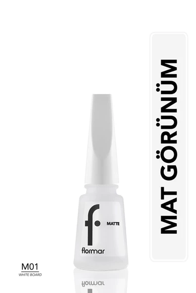 Oje - Matte Nail Enamel M01 White Board 8690604189625 ürün görseli 1