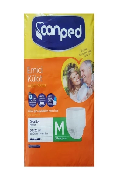 CANPED Emici Külot Hasta Bezi Orta 30 Adet