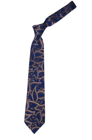 Erkek Şal Desenli Kravat - 2