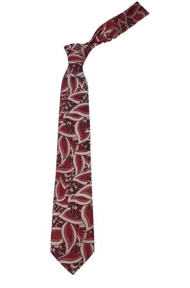 Erkek Şal Desenli Kravat - 5