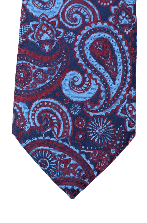 Erkek Şal Desenli Kravat - 2