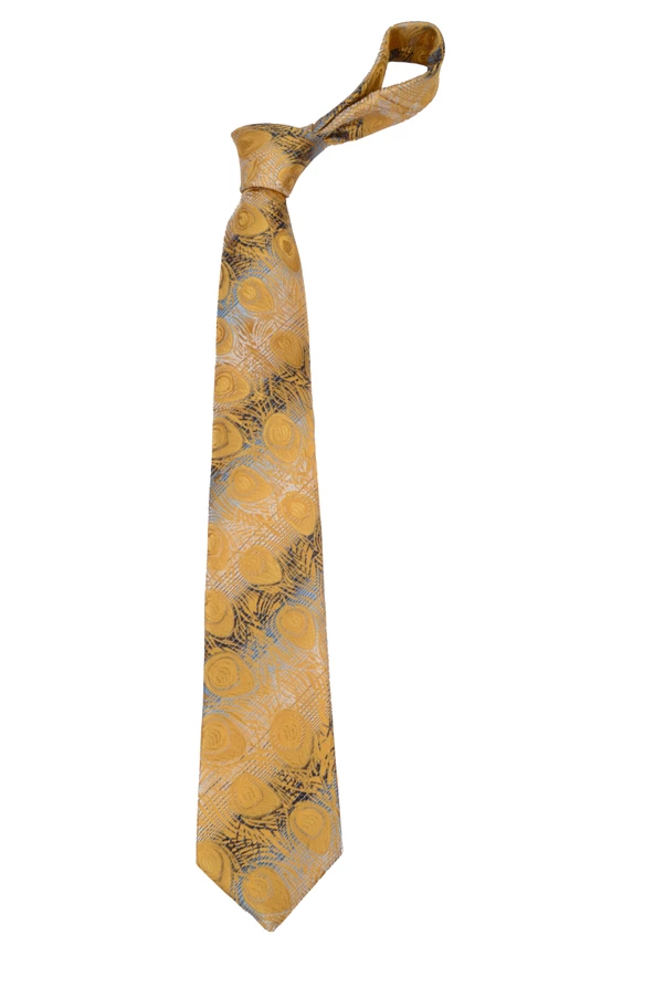 Erkek Motif Desenli Kravat - Resim 8