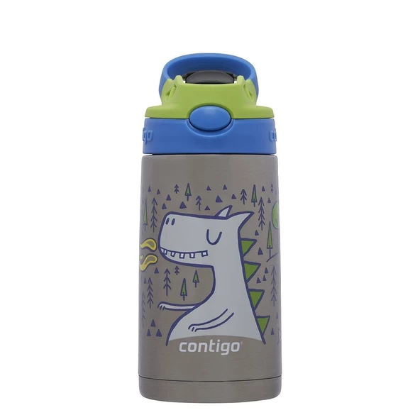 Contigo Gizmo Dragon Çelik Çocuk Suluğu 420ML - Mavi