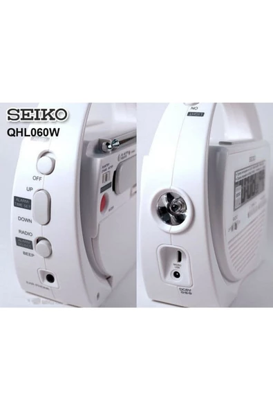Seiko Qhl060w 15.6x17x6.3cm Masa Saati - 5