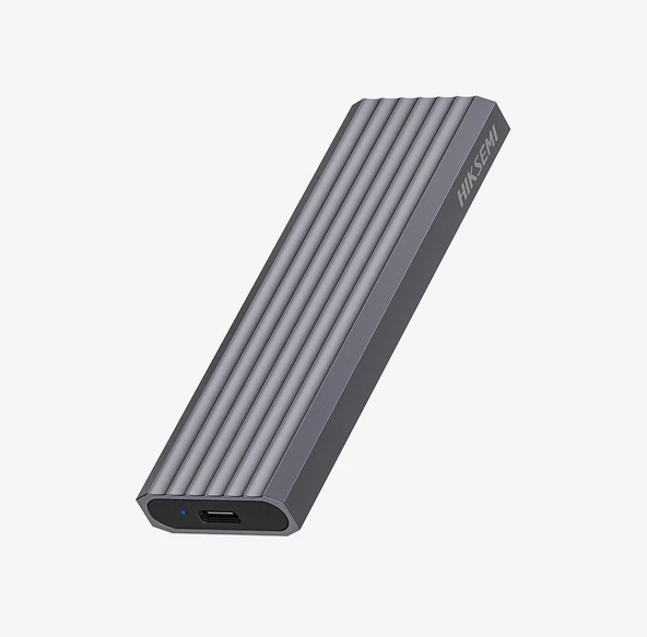 HIKSEMI HS-HUB-MDC1, USB3.2 TO TYPE-C, M.2 NVMe SSD Destekler, RTL9210, 10Gbps, Gümüs, Windows, Mac-OS, Linux, Android, Alüminyum Disk Kutusu - 2