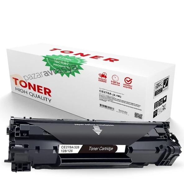 HP LaserJet P1560 / P1566 CE278A Muadil Toner /WB/