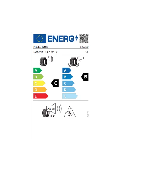 Milestone CarMile Winter 225/45 R17 94V Reinf. Kış Lastiği - 2024 - 3