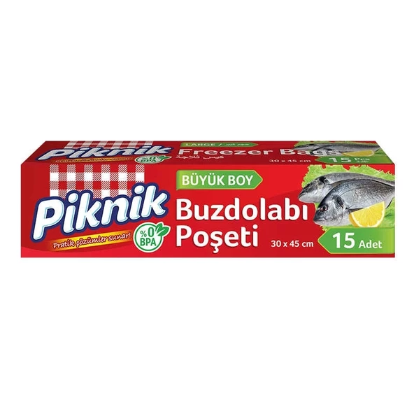 PİKNİK BUZDOLABI POŞETİ BÜYÜK BOY 15Lİ