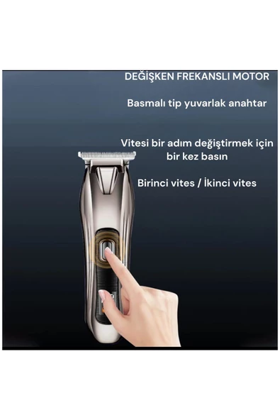 Profesyonel Kullanıma Uygun Saç Ve Sakal Kesme Makinesi - 7