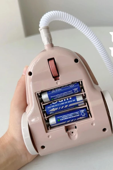 Işıklı Sesli Fonksiyonlu Oyuncak Elektrik Süpürgesi- Eğlenceli- Eğitici Oyuncak Küçük Ev Aletleri - 8