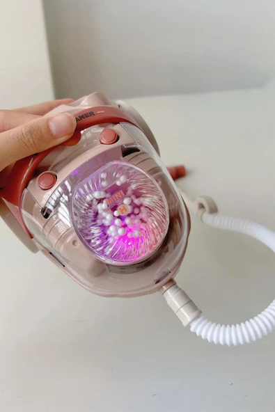 Işıklı Sesli Fonksiyonlu Oyuncak Elektrik Süpürgesi- Eğlenceli- Eğitici Oyuncak Küçük Ev Aletleri - 6