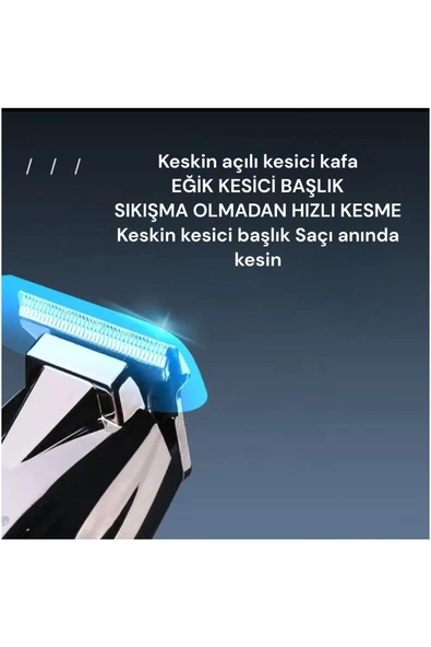 Profesyonel Kullanıma Uygun Saç Ve Sakal Kesme Makinesi - 6