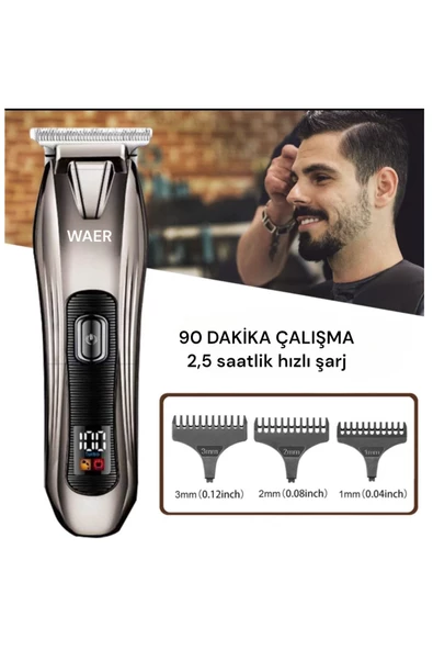 Profesyonel Kullanıma Uygun Saç Ve Sakal Kesme Makinesi