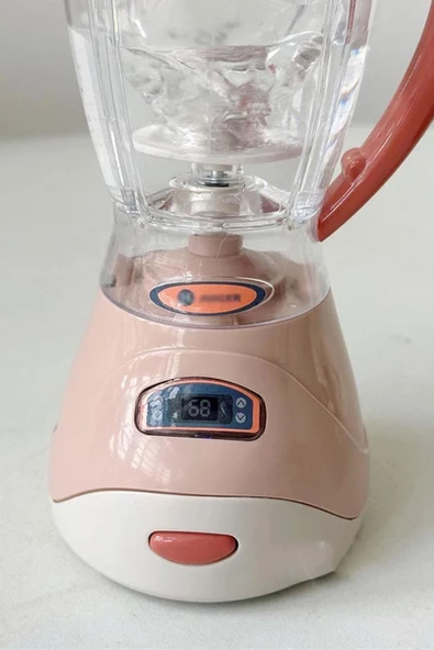 Işıklı Sesli Fonksiyonlu Oyuncak Blender, Eğlenceli- Eğitici Oyuncak Küçük Ev Aletleri - 6