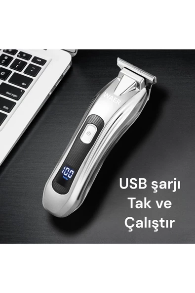 Profesyonel Kullanıma Uygun Saç Ve Sakal Kesme Makinesi - 4