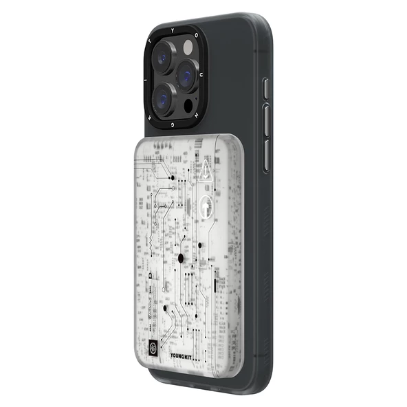 Youngkit Youngkit Tech Hızlı Şarj Özellikli Wireless Powerbank 15W 5000mAh - 4