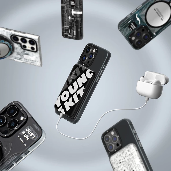 Youngkit Youngkit Tech Hızlı Şarj Özellikli Wireless Powerbank 15W 5000mAh - 10