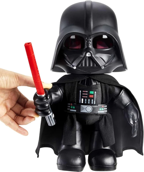 Star Wars Darth Vader Obi-Wan Kenobi Sesli Efektli Peluş Premium Oyuncak - 4