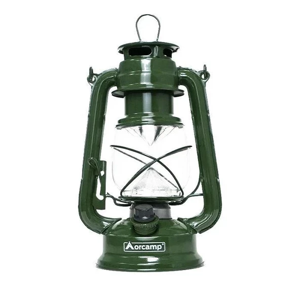 Orcamp Yeşil Pilli Retro Led Fener OUT-4210