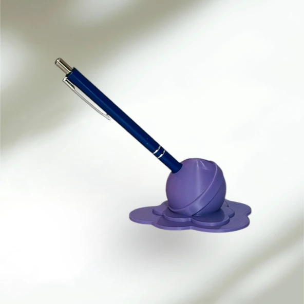 Kalemlik,masa üstü kalemlik,topitop şeklinde kalem tutacağı - 2