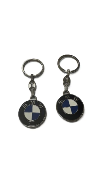 BMW Logolu Metal Otomobil Anahtarlığı 2 ADET