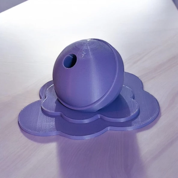 Kalemlik,masa üstü kalemlik,topitop şeklinde kalem tutacağı - 3