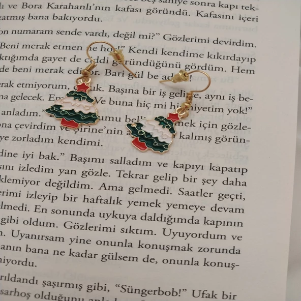 Mineli Çam Ağacı Küpe - 3
