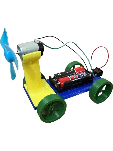 Rüzgar Enerjisiyle Çalışan Araba - 2