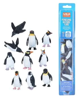 Wild Republic Penguins Nature Tube 10 pcs. 12879 - Resim 2