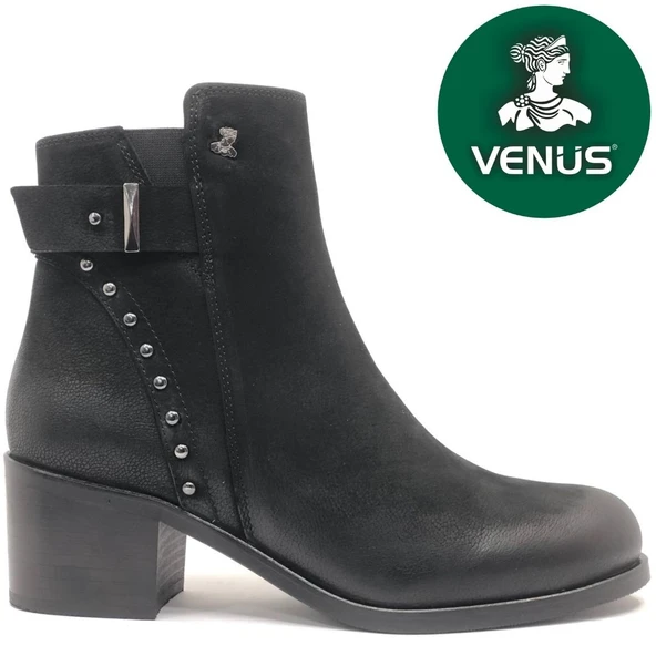 Venüs Rugi Hakiki Deri Topuklu Ortopedik Kadın Bot ürün görseli