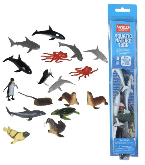 Wild Republic Aquatic Nature Tube 18 pcs. 12879